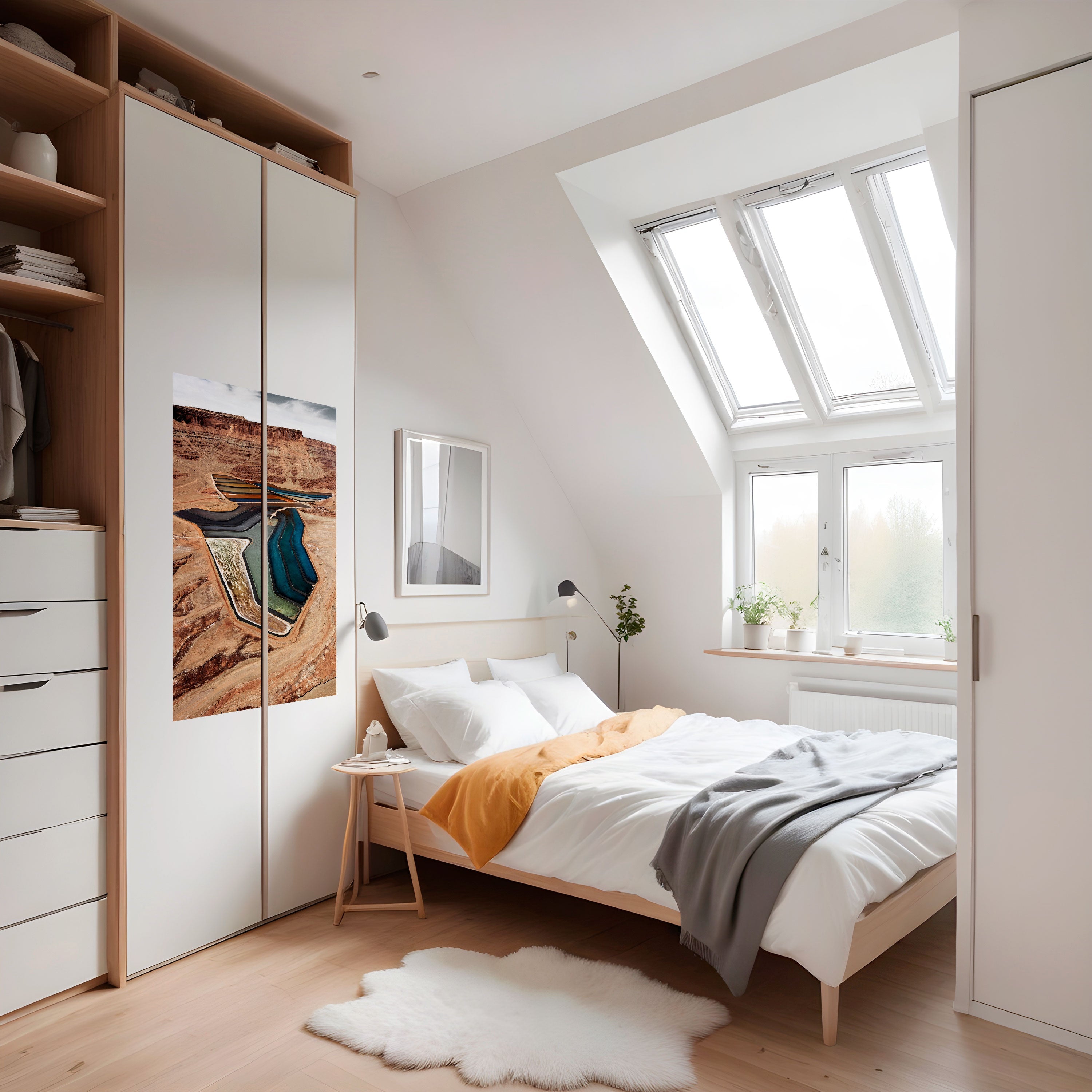 HARMONY IN LAYERS Poster Vertical Autocolante