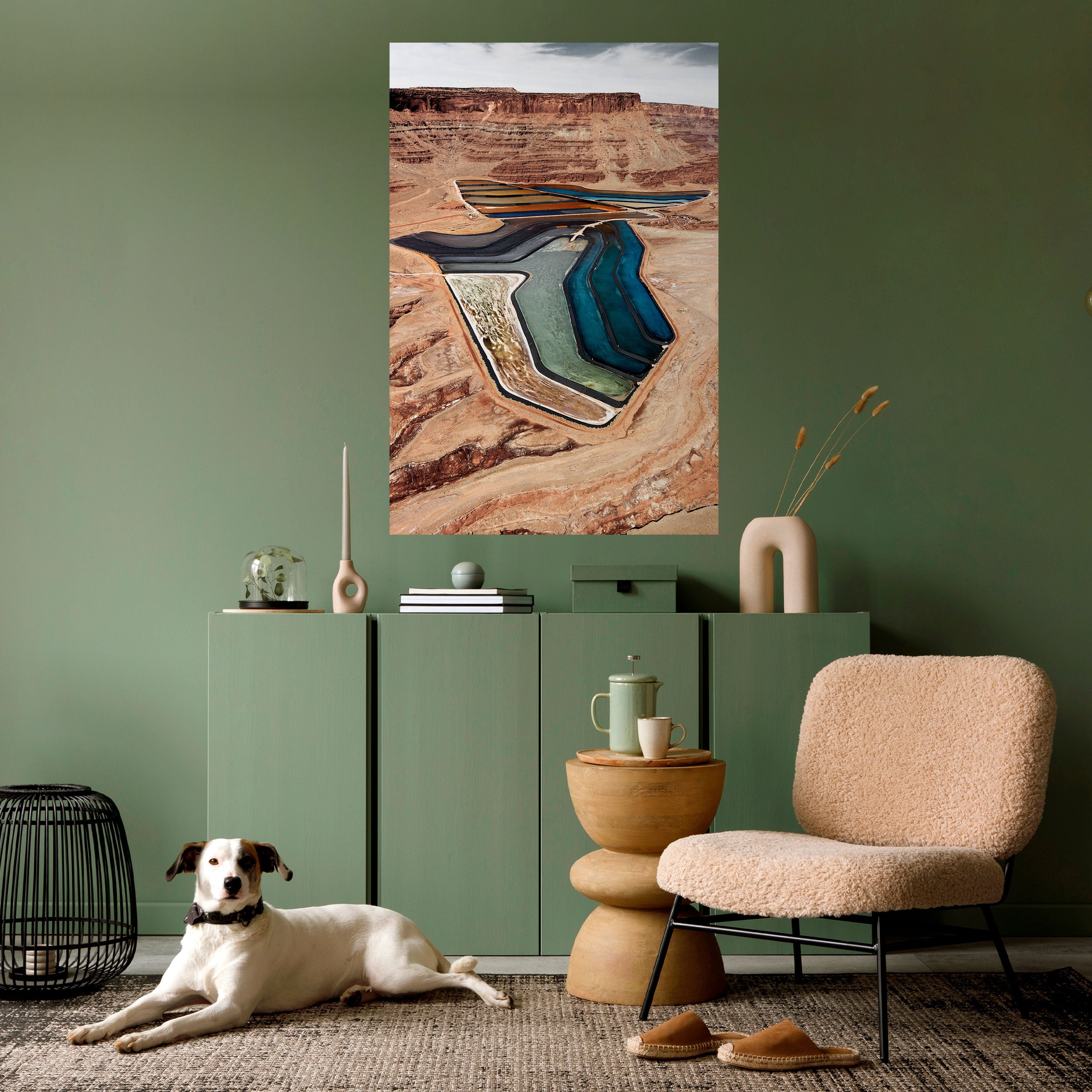 HARMONY IN LAYERS Poster Vertical Autocolante