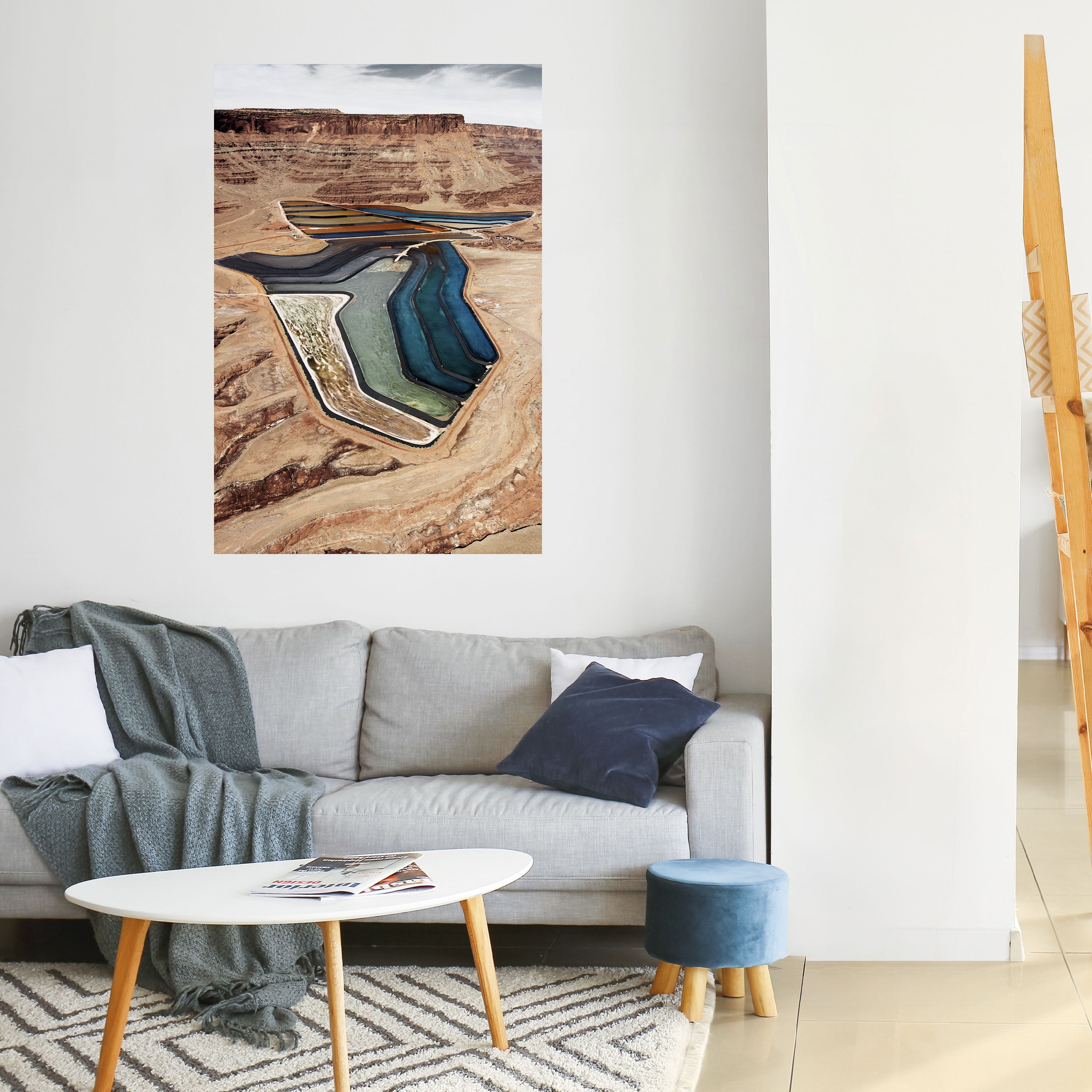 HARMONY IN LAYERS Poster Vertical Autocolante