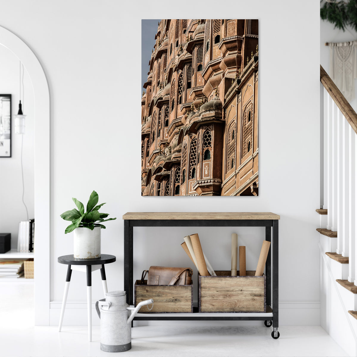 MAJESTIC FACADE FANTASY Quadro em tela vertical