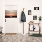 SUNSET FLIGHT SYMPHONY Peel and Stick Horizontal Poster