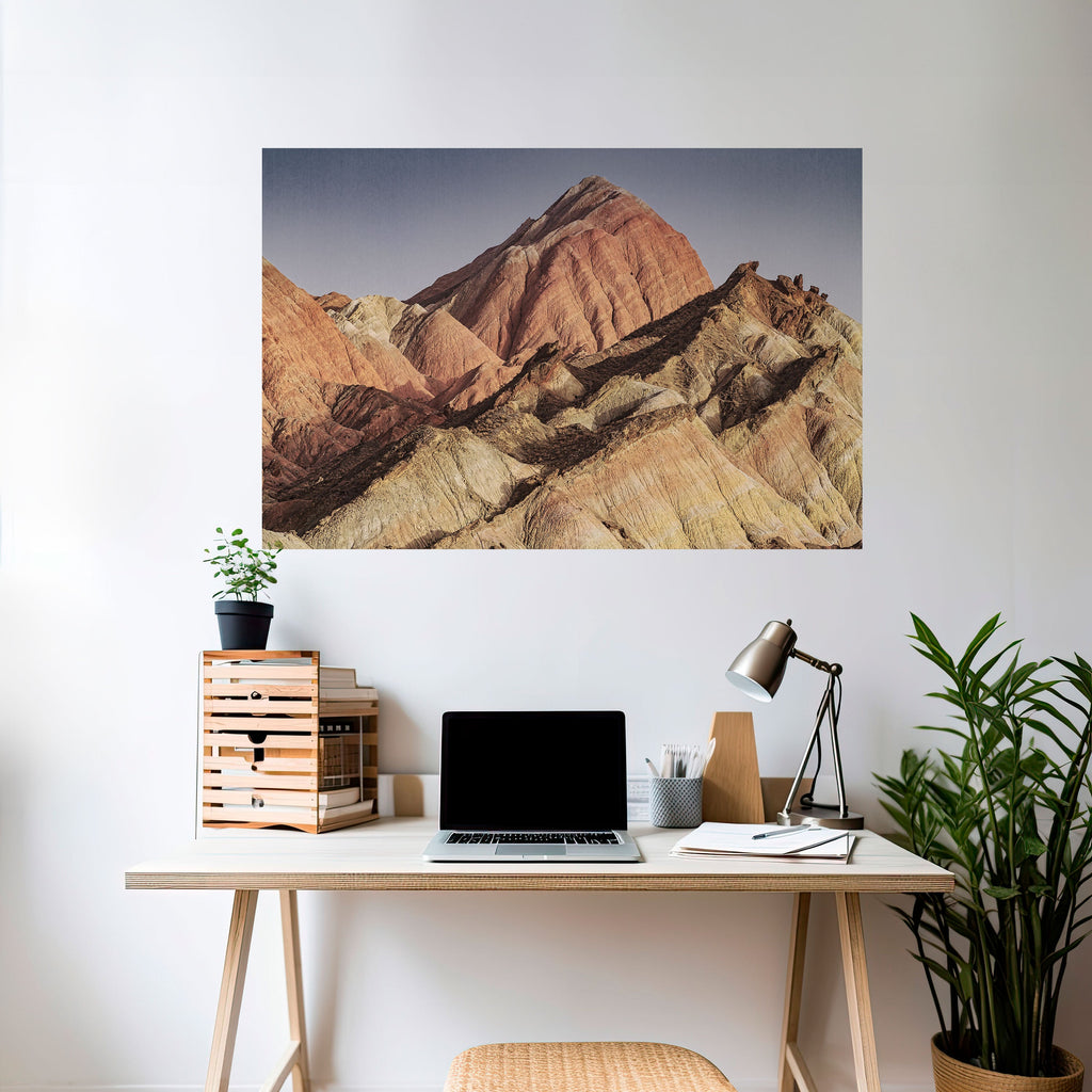 PEAKS OF PAINTED DREAMS Peel and Stick Horizontal Poster