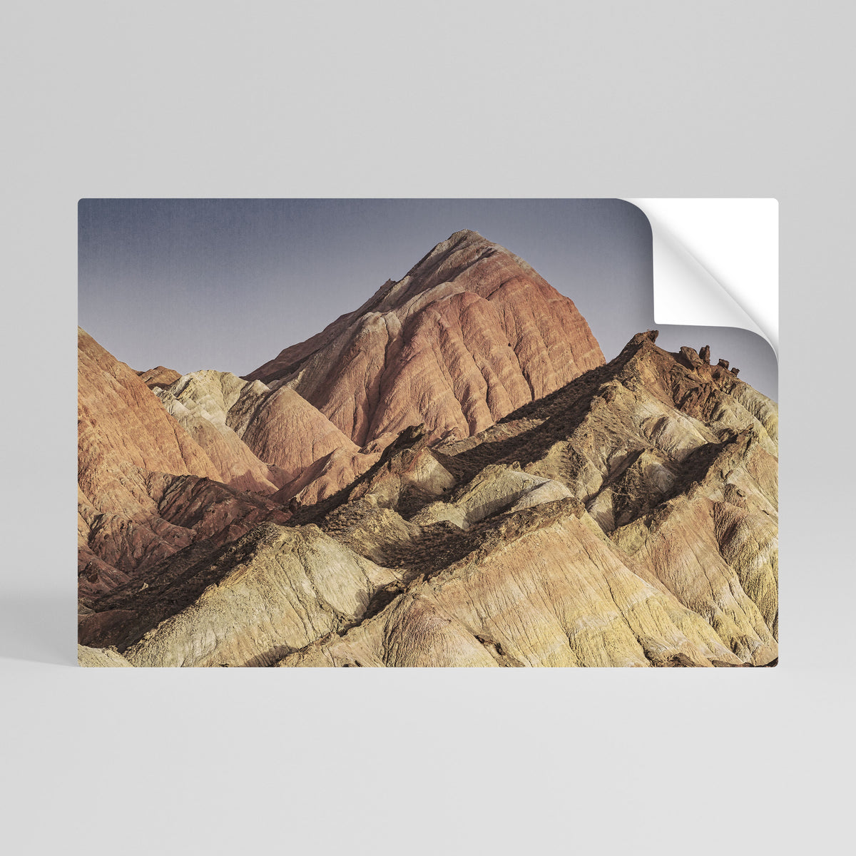 PEAKS OF PAINTED DREAMS Peel and Stick Horizontal Poster