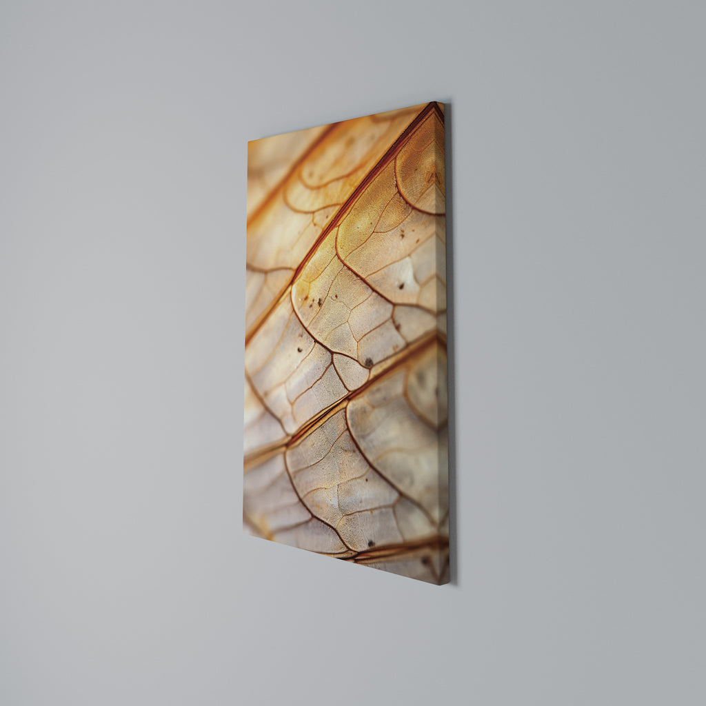 ELEGANT VEINING Quadro em tela vertical