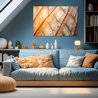 ELEGANT VEINING Horizontal Canvas Print