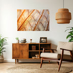 ELEGANT VEINING Peel and Stick Horizontal Poster