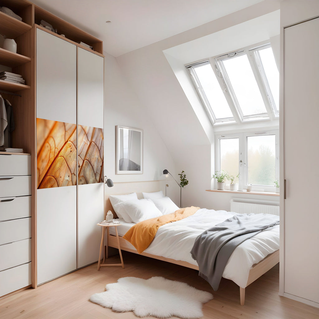 ELEGANT VEINING Peel and Stick Horizontal Poster