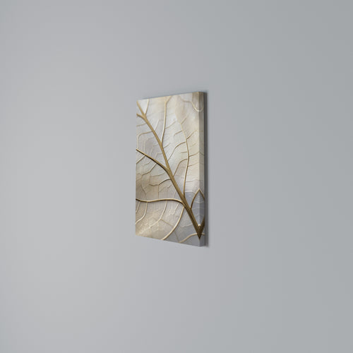 GOLDEN LEAF WHISPERS Quadro em tela vertical