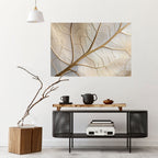 GOLDEN LEAF WHISPERS Peel and Stick Horizontal Poster