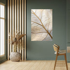 GOLDEN LEAF WHISPERS Poster Vertical Autocolante