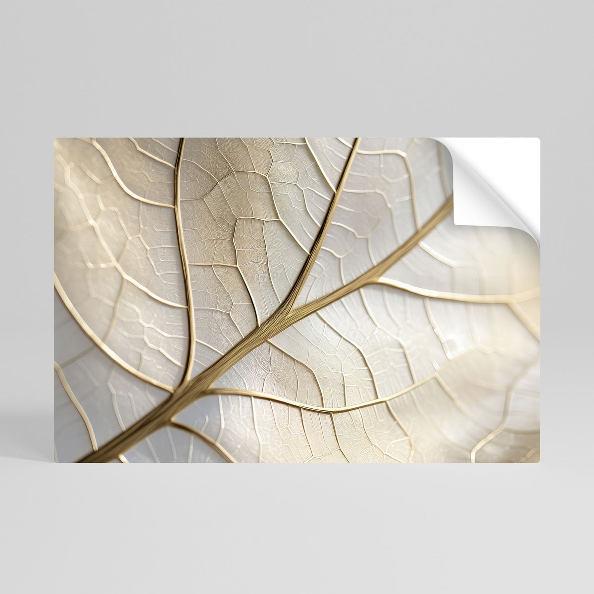 GOLDEN LEAF WHISPERS Póster Autocolante Horizontal
