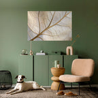 GOLDEN LEAF WHISPERS Peel and Stick Horizontal Poster