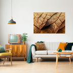 RUSTIC TEXTURE STUDY Peel and Stick Horizontal Poster