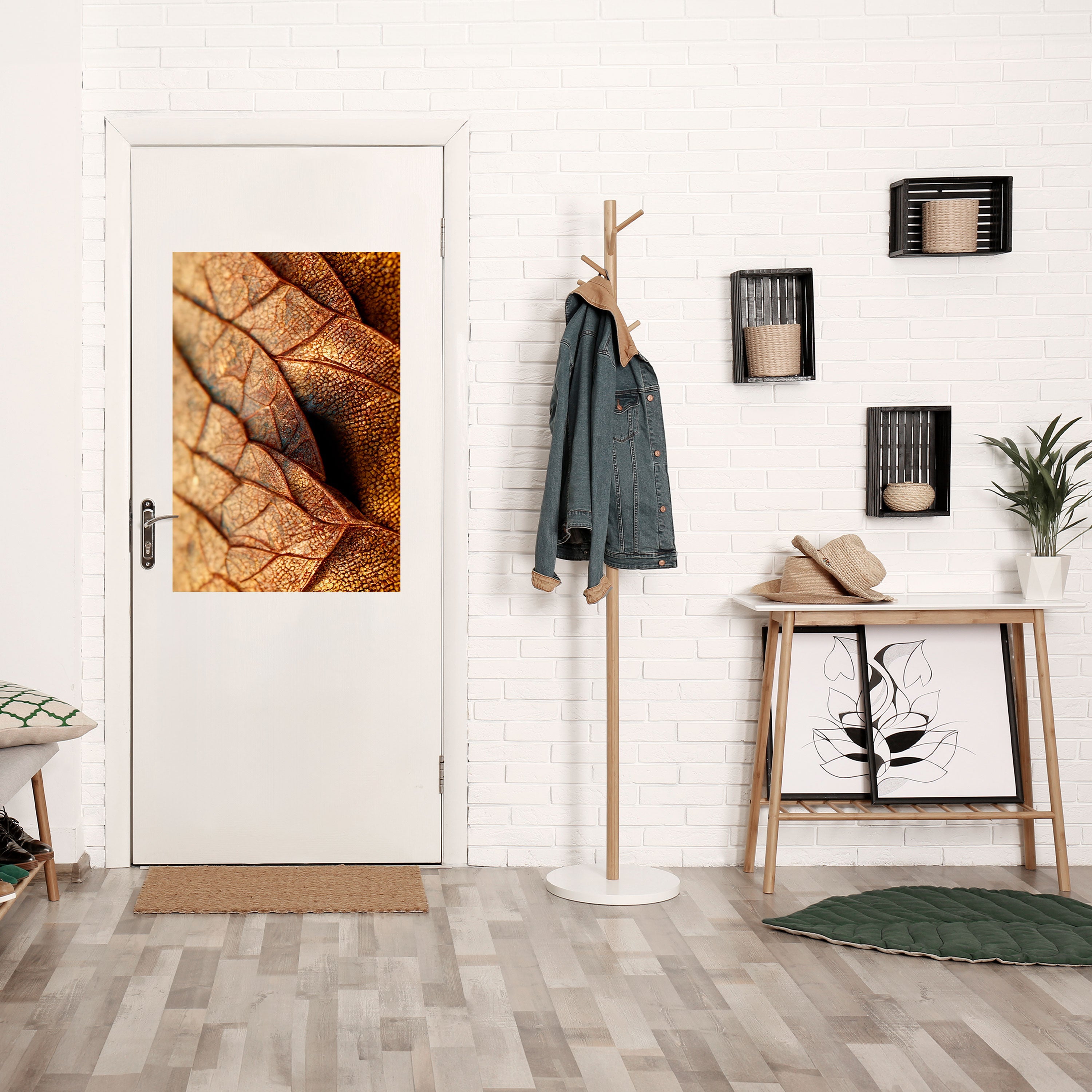 RUSTIC TEXTURE STUDY Poster Vertical Autocolante