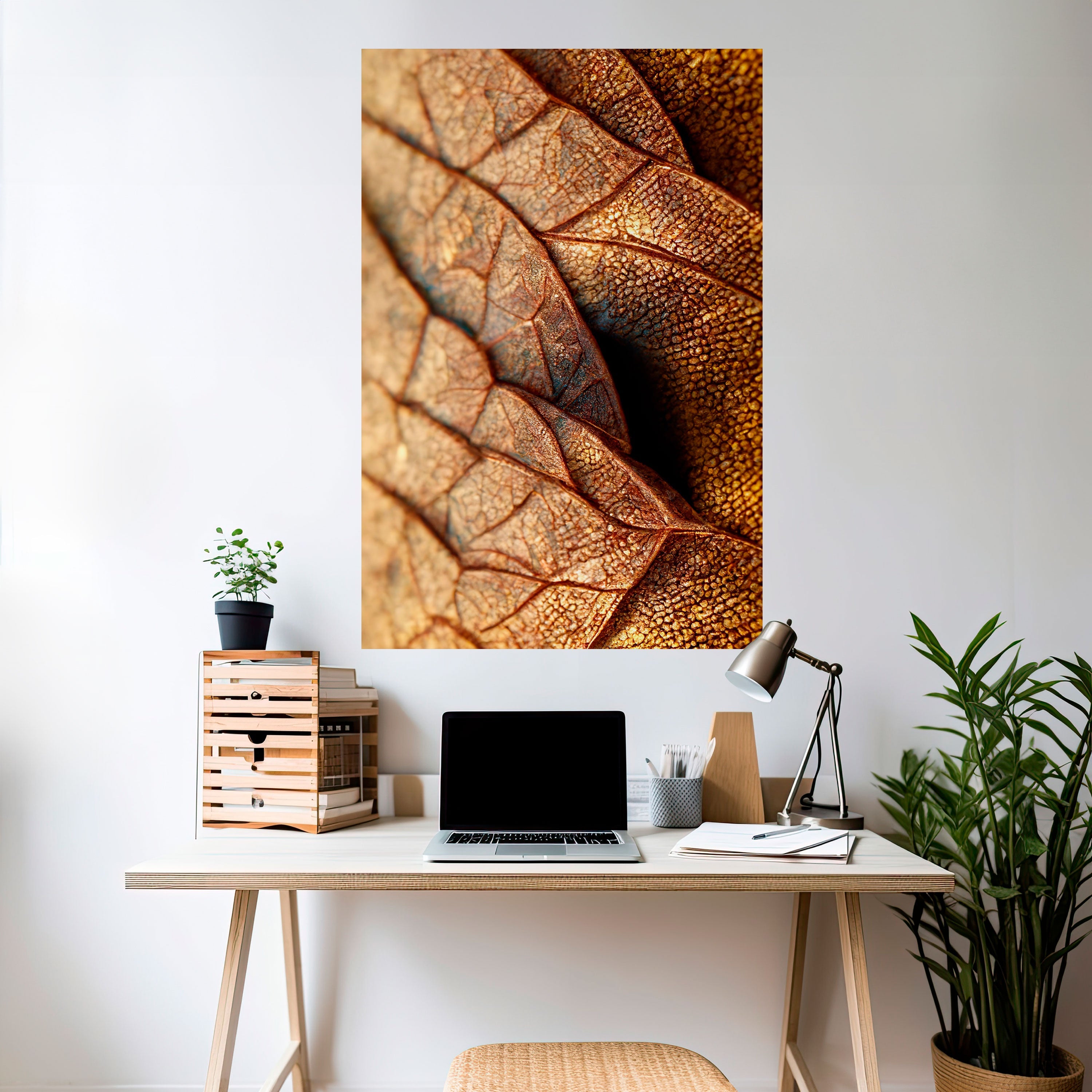 RUSTIC TEXTURE STUDY Poster Vertical Autocolante