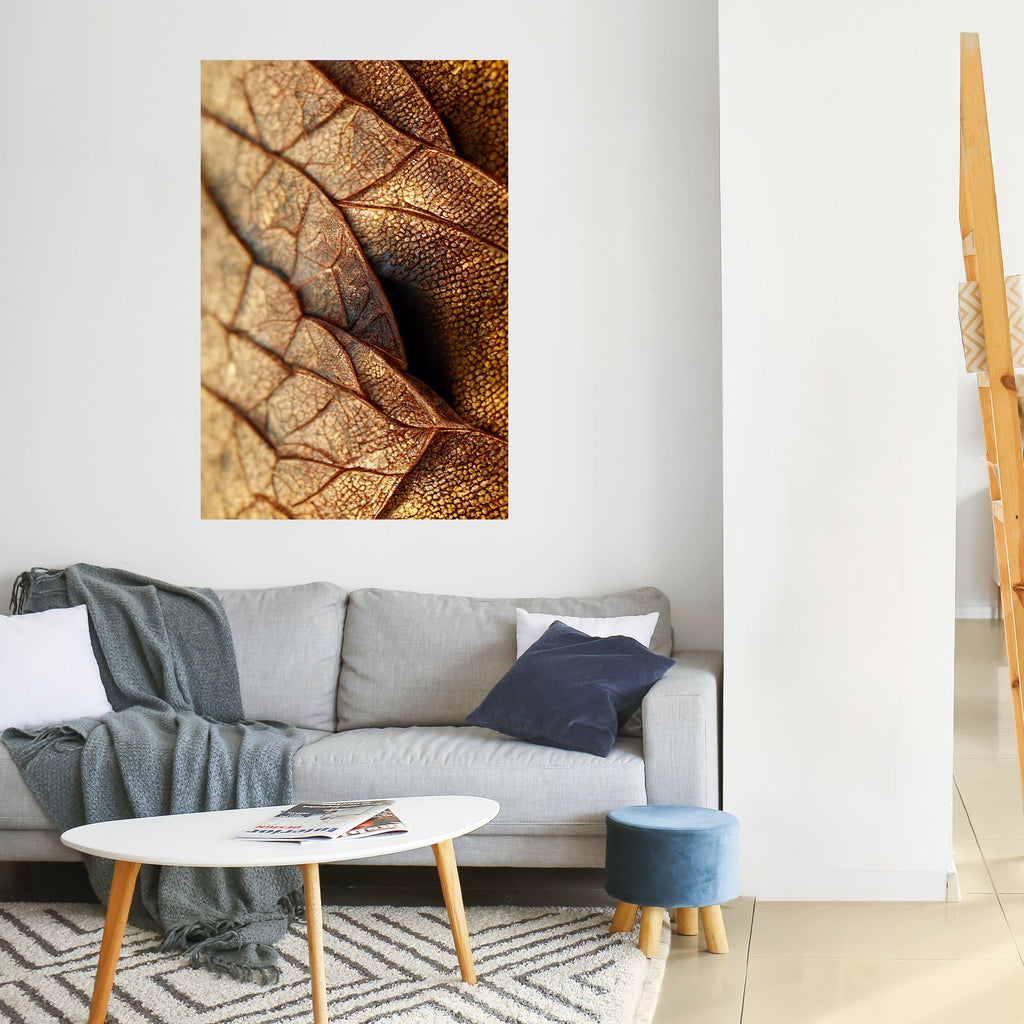 RUSTIC TEXTURE STUDY Poster Vertical Autocolante