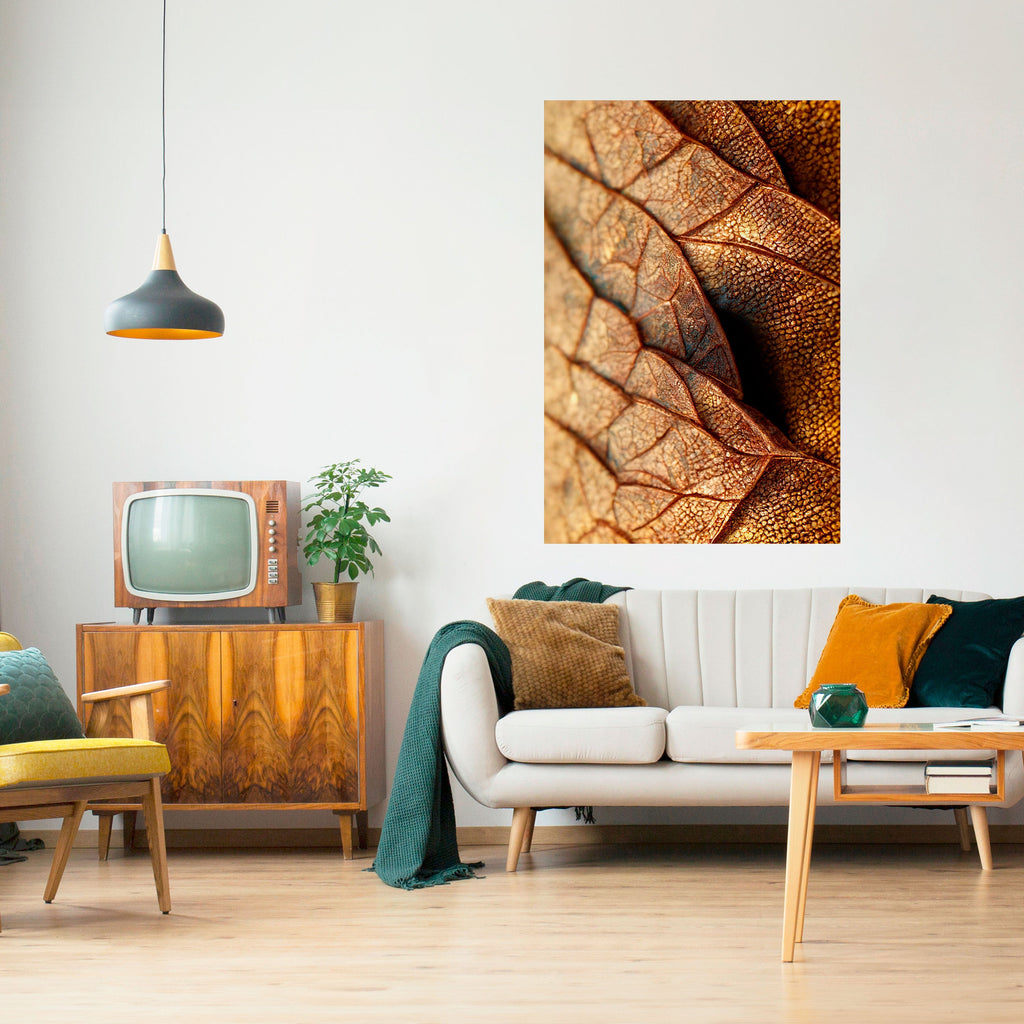 RUSTIC TEXTURE STUDY Poster Vertical Autocolante