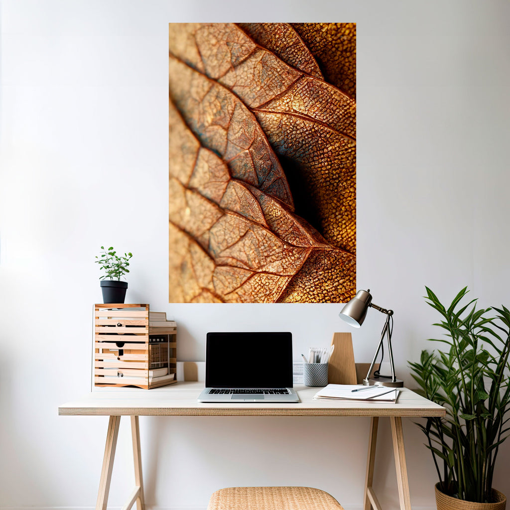 RUSTIC TEXTURE STUDY Poster Vertical Autocolante