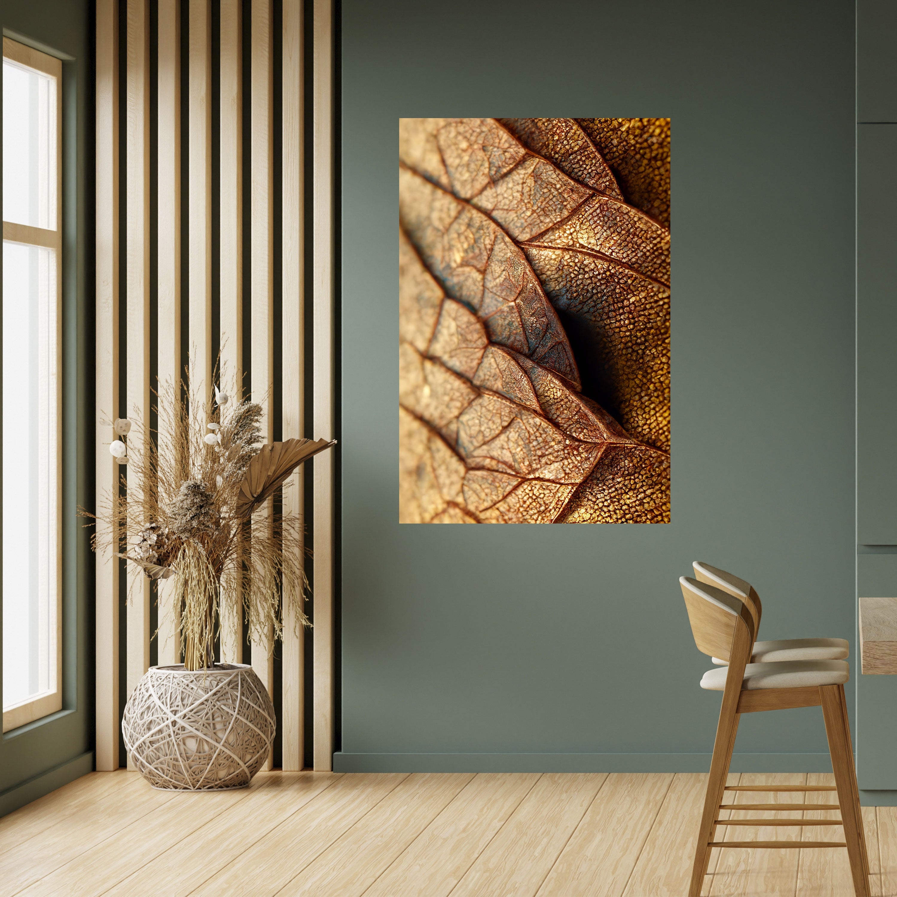 RUSTIC TEXTURE STUDY Poster Vertical Autocolante