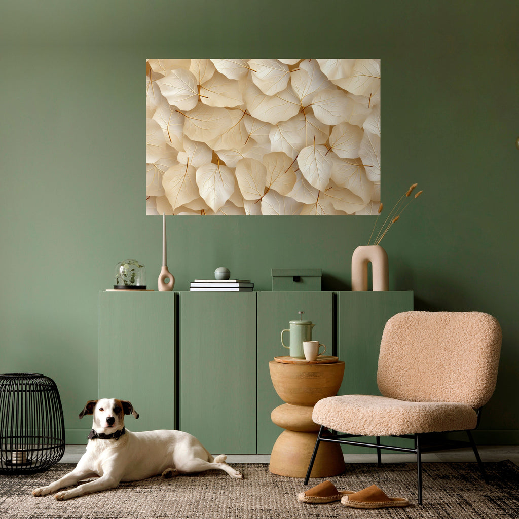 VELLUM LEAF SYMPHONY Peel and Stick Horizontal Poster