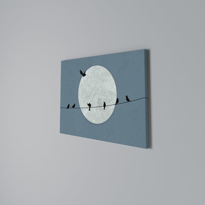 MOONLIT REST Horizontal Canvas Print