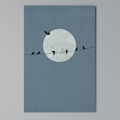 MOONLIT REST Quadro em tela vertical