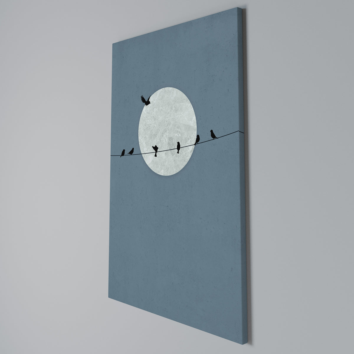 MOONLIT REST Quadro em tela vertical