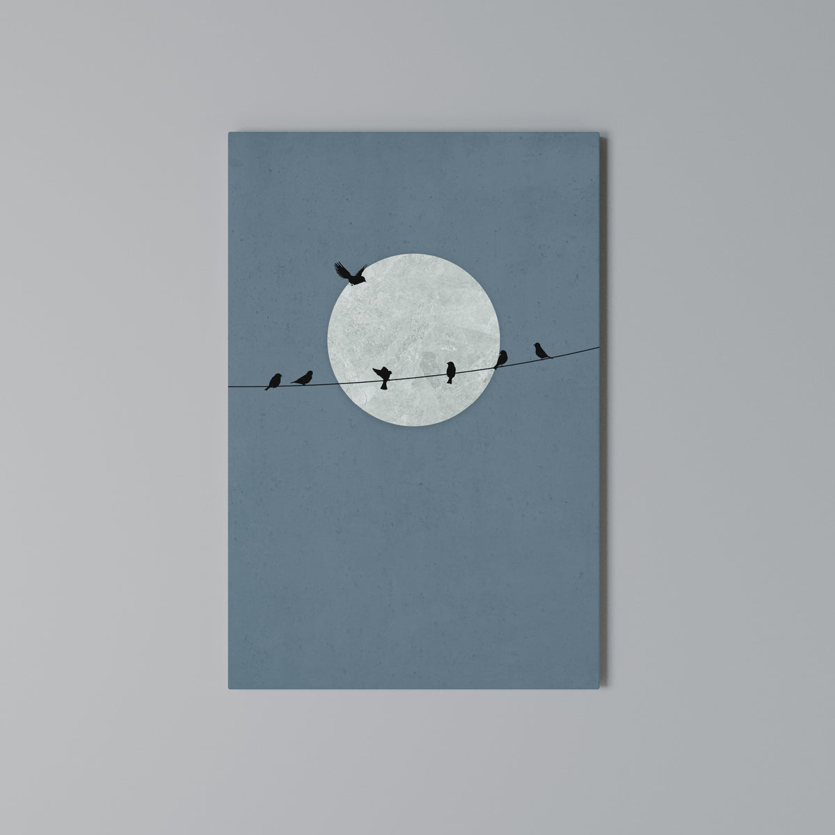MOONLIT REST Quadro em tela vertical