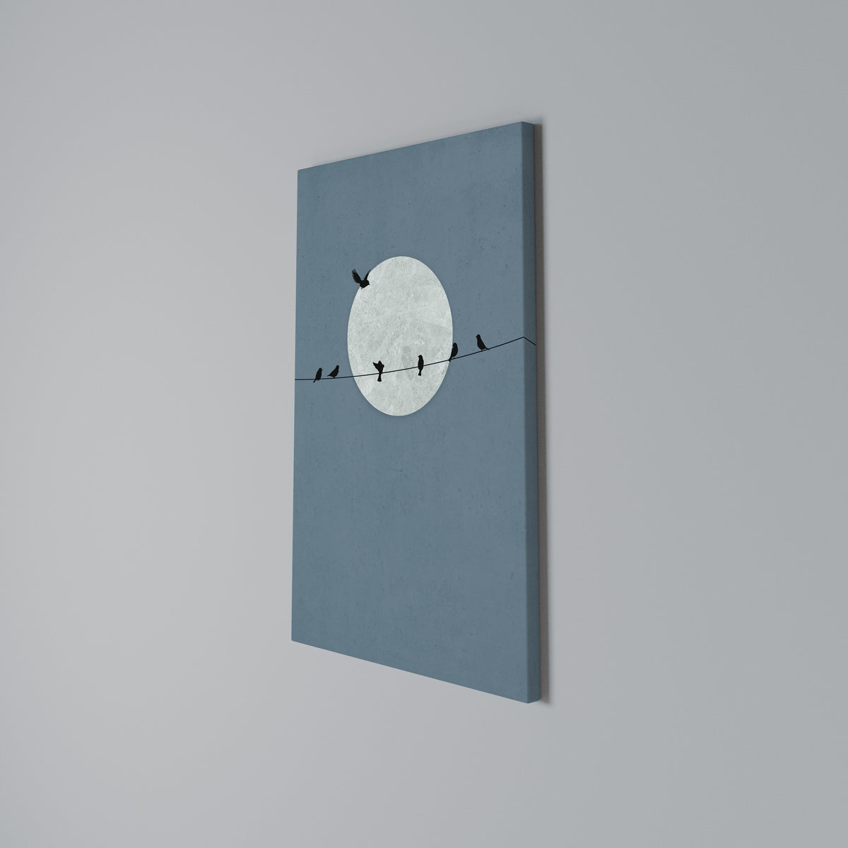 MOONLIT REST Quadro em tela vertical
