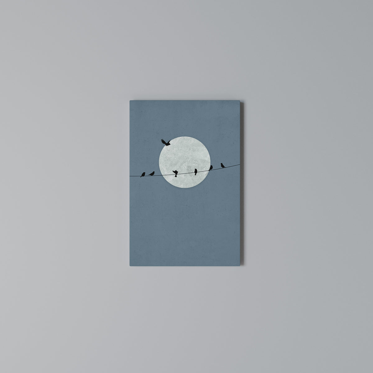 MOONLIT REST Quadro em tela vertical