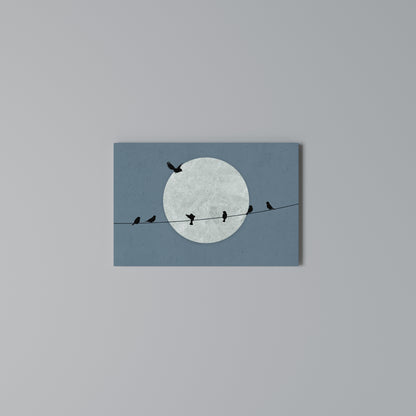 MOONLIT REST Horizontal Canvas Print