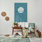 MOONLIT REST Poster Vertical Autocolante
