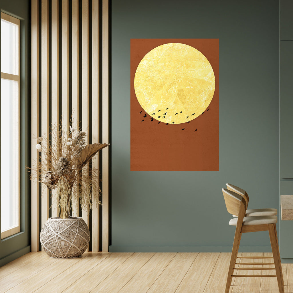 MOONLIT MIGRATION Poster Vertical Autocolante
