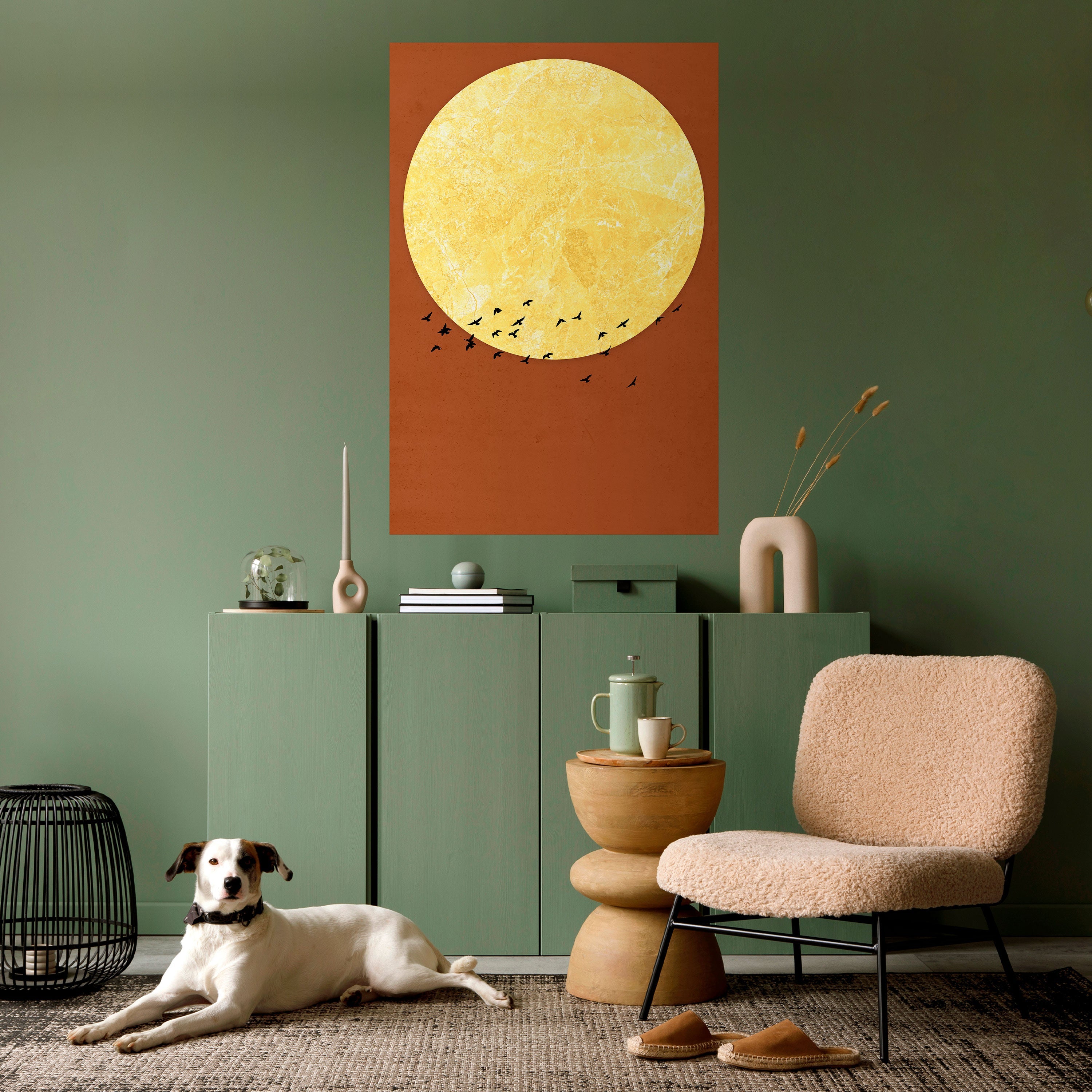 MOONLIT MIGRATION Poster Vertical Autocolante