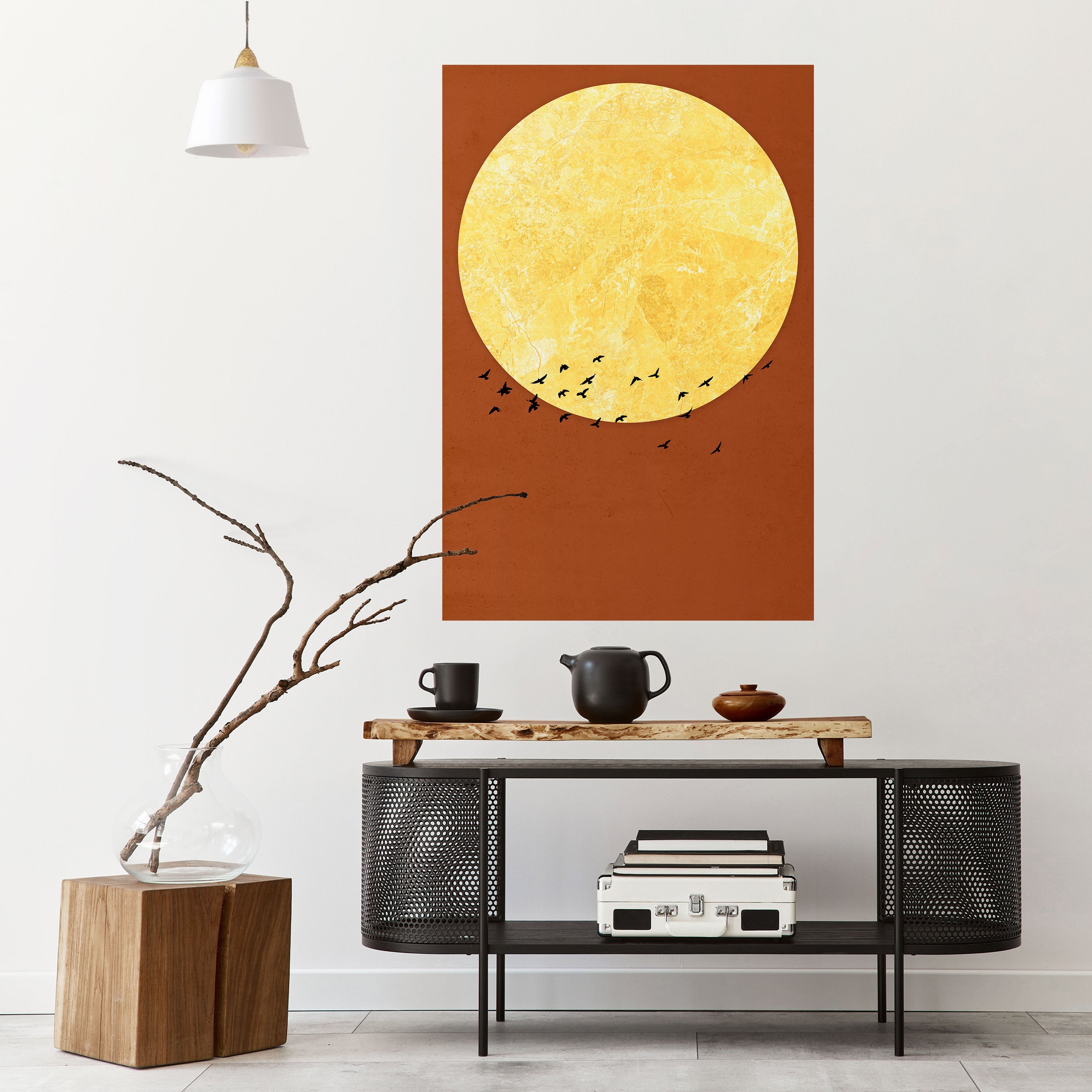 MOONLIT MIGRATION Poster Vertical Autocolante