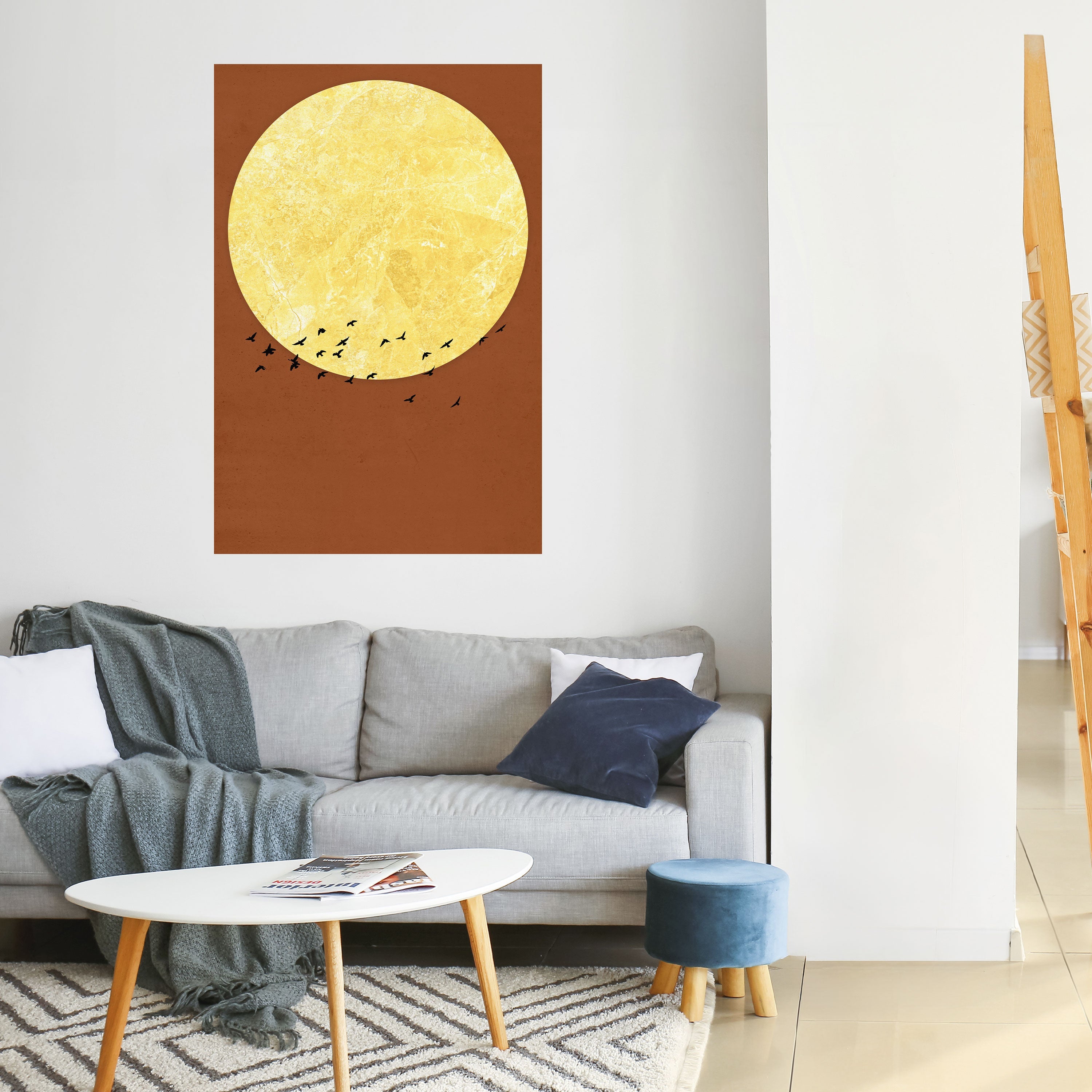 MOONLIT MIGRATION Poster Vertical Autocolante
