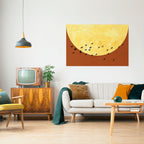 MOONLIT MIGRATION Peel and Stick Horizontal Poster