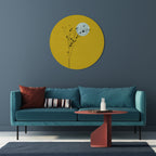 RISE IN THE LIGHT Quadro Redondo Decorativo