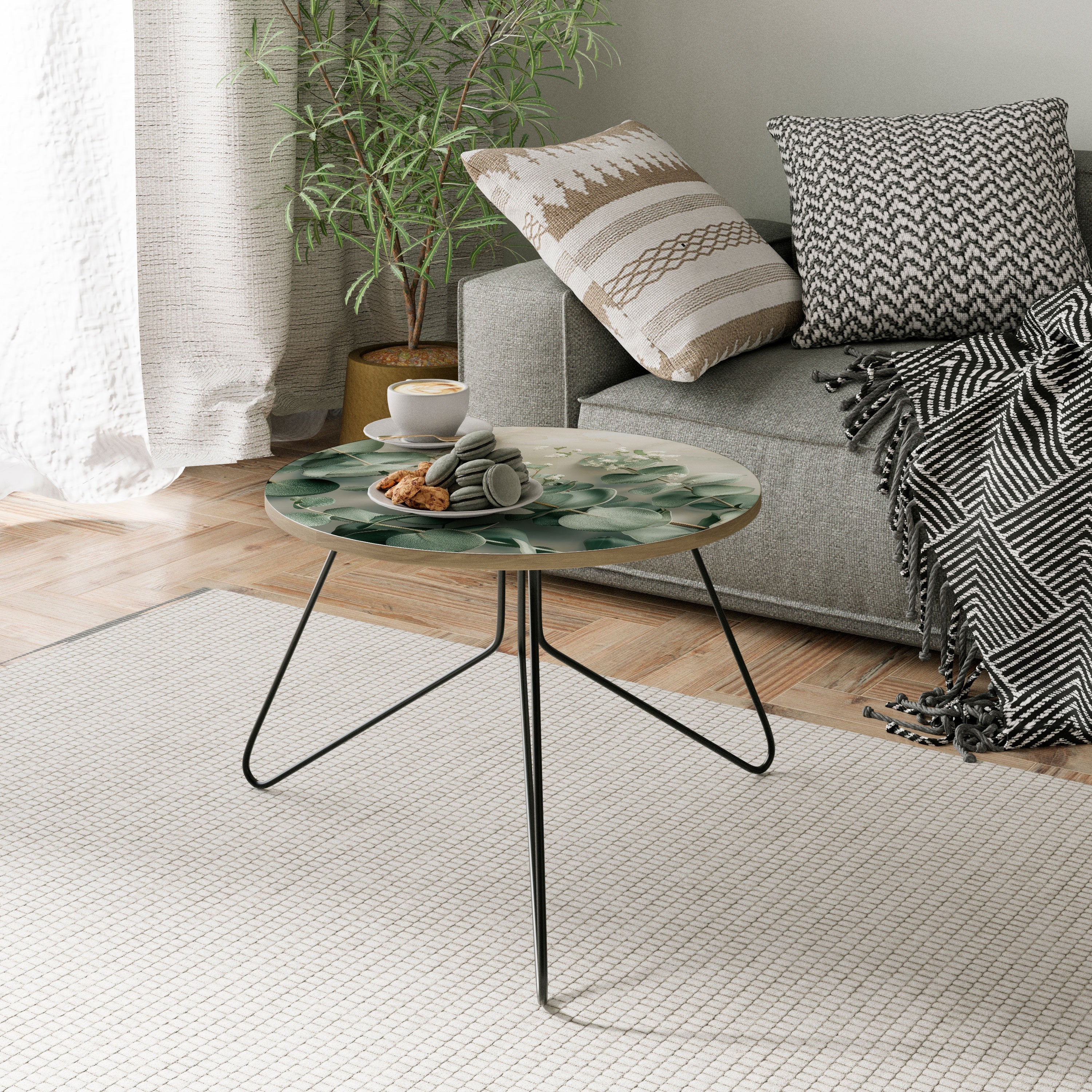 ELEGANT LEAF BALLET Coffee Table 60