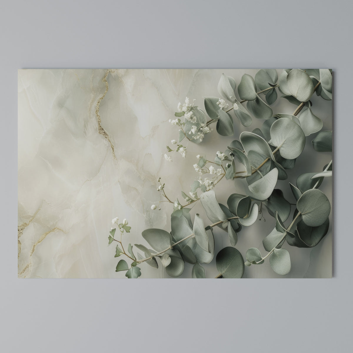 ELEGANT LEAF BALLET Horizontal Canvas Print