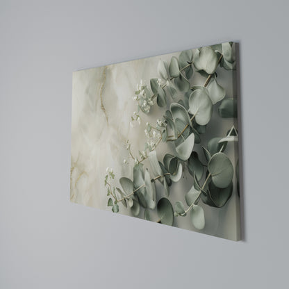 ELEGANT LEAF BALLET Horizontal Canvas Print