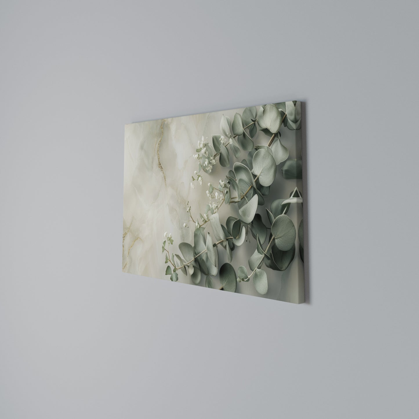 ELEGANT LEAF BALLET Horizontal Canvas Print