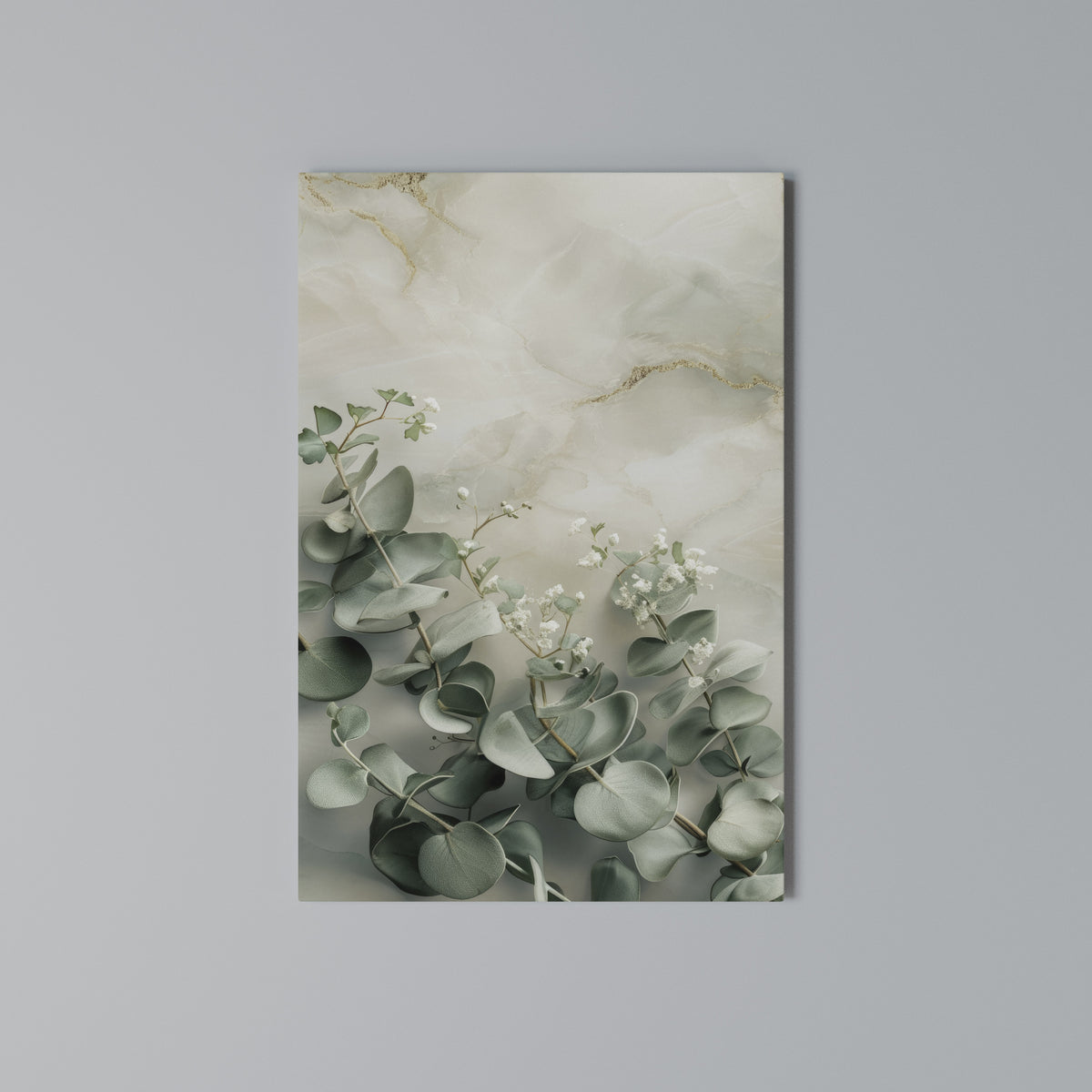 ELEGANT LEAF BALLET Vertical Canvas Print