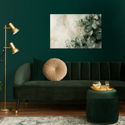 ELEGANT LEAF BALLET Horizontal Canvas Print
