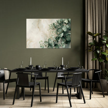 ELEGANT LEAF BALLET Horizontal Canvas Print