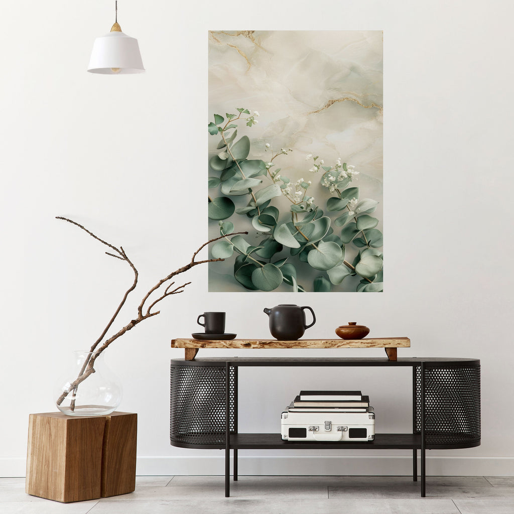 ELEGANT LEAF BALLET Poster Vertical Autocolante