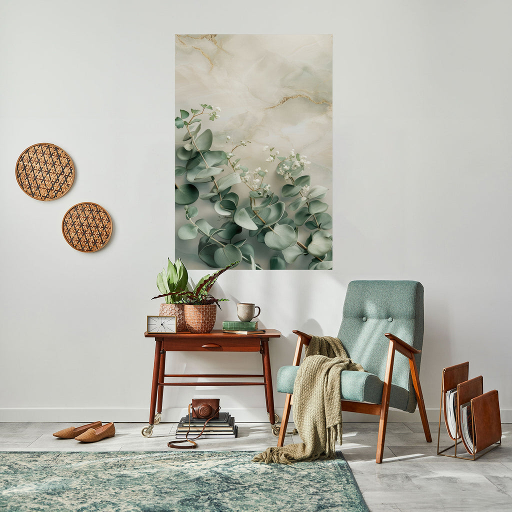 ELEGANT LEAF BALLET Poster Vertical Autocolante