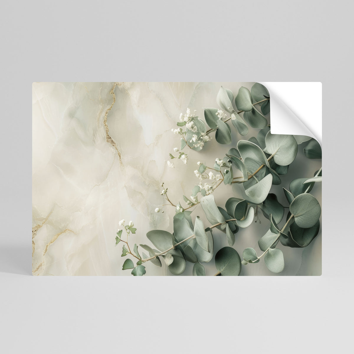 ELEGANT LEAF BALLET Peel and Stick Horizontal Poster