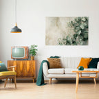 ELEGANT LEAF BALLET Peel and Stick Horizontal Poster