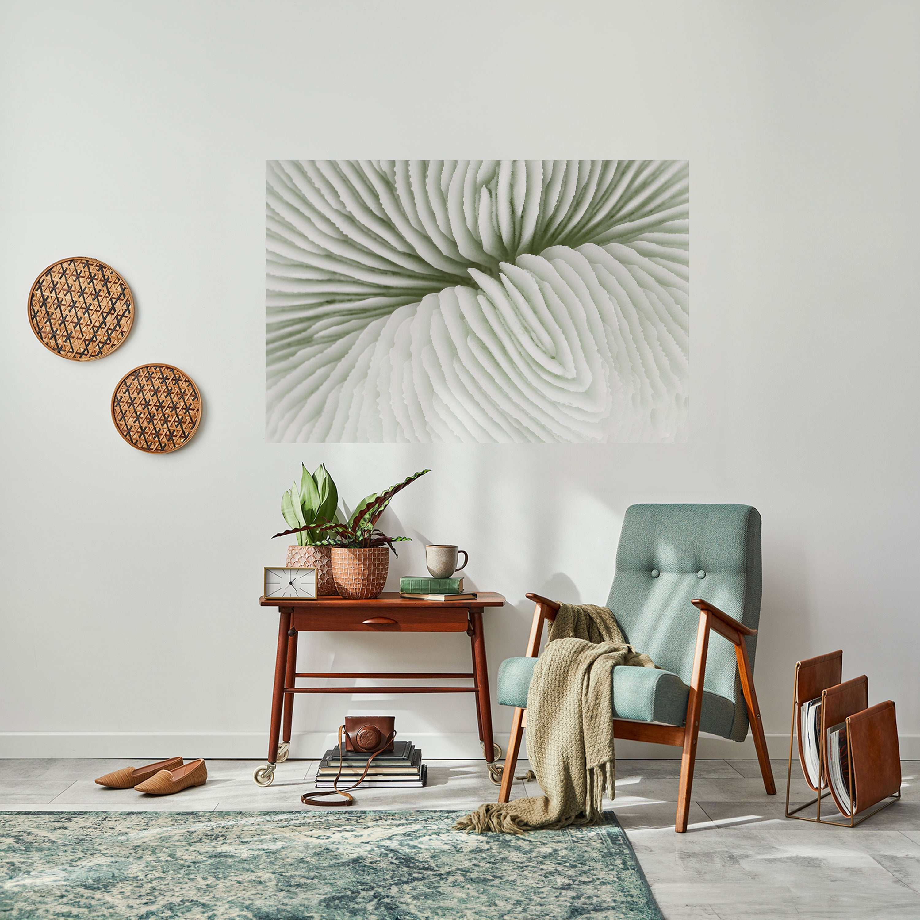 NATURE'S SYMMETRY Peel and Stick Horizontal Poster